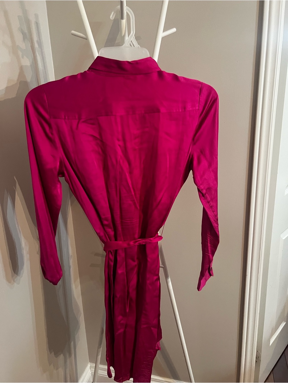Lauren Ralph Lauren Hot Pink Button-Front Dress - Picture 5 of 5